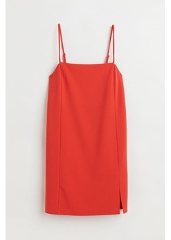 H & M - Trapezowa sukienka z dżerseju - Czerwony ze sklepu H&M w kategorii Sukienki - zdjęcie 172423268