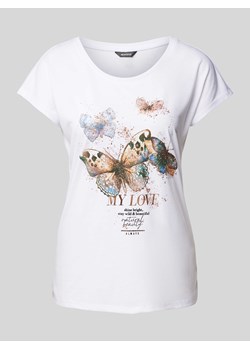 T-shirt z nadrukowanym motywem ze sklepu Peek&Cloppenburg  w kategorii Bluzki damskie - zdjęcie 172423326