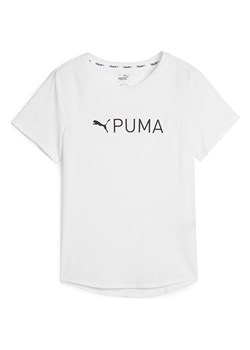 Puma Koszulka sportowa &quot;Fit&quot; w kolorze białym ze sklepu Limango Polska w kategorii Bluzki damskie - zdjęcie 172423757