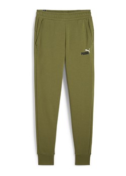 Puma Spodnie dresowe &quot;ESS+ 2&quot; w kolorze khaki ze sklepu Limango Polska w kategorii Spodnie damskie - zdjęcie 172423826
