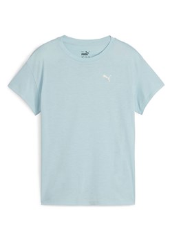 Puma Koszulka sportowa &quot;Animal Remix&quot; w kolorze błękitnym ze sklepu Limango Polska w kategorii Bluzki dziewczęce - zdjęcie 172424098