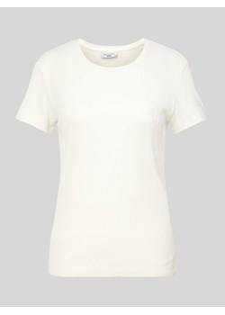 T-shirt z efektem prążkowania ze sklepu Peek&Cloppenburg  w kategorii Bluzki damskie - zdjęcie 172424865