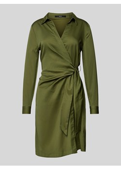 Sukienka kopertowa o długości do kolan z wykładanym kołnierzem ze sklepu Peek&Cloppenburg  w kategorii Sukienki - zdjęcie 172424885