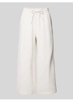Spodnie materiałowe o luźnym kroju z tunelem ze sklepu Peek&Cloppenburg  w kategorii Spodnie damskie - zdjęcie 172424898