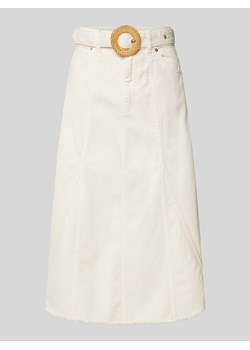 Spódnica jeansowa z paskiem model ‘TINNA’ ze sklepu Peek&Cloppenburg  w kategorii Spódnice - zdjęcie 172425117