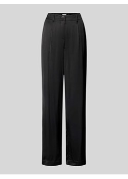 Spodnie materiałowe o kroju regular fit z nadrukiem na całej powierzchni ze sklepu Peek&Cloppenburg  w kategorii Spodnie damskie - zdjęcie 172425247