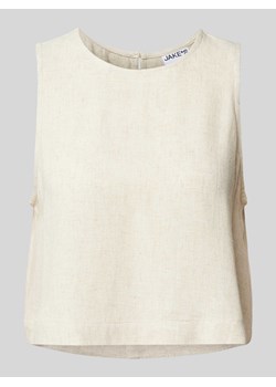 Top bluzkowy o krótkim kroju z okrągłym dekoltem ze sklepu Peek&Cloppenburg  w kategorii Bluzki damskie - zdjęcie 172425268