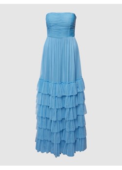 Sukienka wieczorowa z tiulu z falbanami ze sklepu Peek&Cloppenburg  w kategorii Sukienki - zdjęcie 172425299