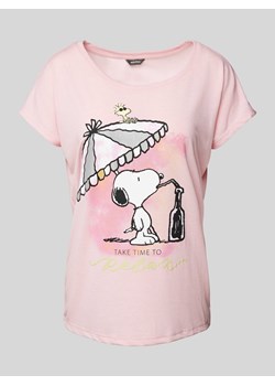 T-shirt z nadrukowanym motywem ze sklepu Peek&Cloppenburg  w kategorii Bluzki damskie - zdjęcie 172425356