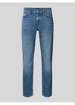 Spodnie materiałowe w kant z mieszanki wiskozy ze sklepu Peek&Cloppenburg  w kategorii Jeansy męskie - zdjęcie 172425487