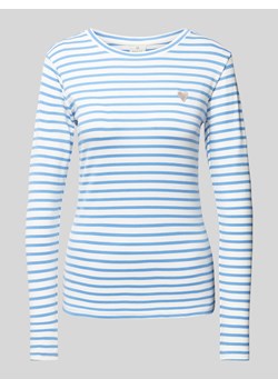 Bluzka z długim rękawem ze wzorem w paski model ‘Liddy’ ze sklepu Peek&Cloppenburg  w kategorii Bluzki damskie - zdjęcie 172425496