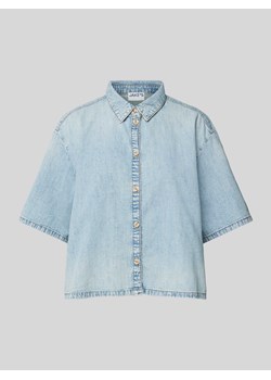Bluzka jeansowa z listwą guzikową na całej długości ze sklepu Peek&Cloppenburg  w kategorii Koszule damskie - zdjęcie 172425497