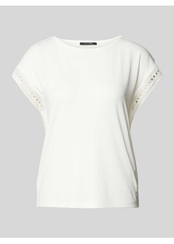 T-shirt z haftem angielskim ze sklepu Peek&Cloppenburg  w kategorii Bluzki damskie - zdjęcie 172425655
