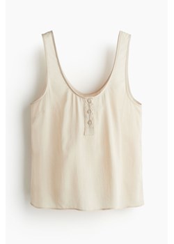 H & M - Top bez rękawów - Beżowy ze sklepu H&M w kategorii Bluzki damskie - zdjęcie 172425805