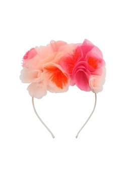 Opaska do włosów Bukiet kwiatów różowy ze sklepu 5.10.15 w kategorii Opaski dziecięce - zdjęcie 172426528