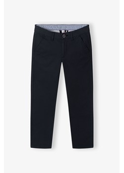 Granatowe spodnie chłopięce - chinosy - Lincoln&Sharks ze sklepu 5.10.15 w kategorii Spodnie chłopięce - zdjęcie 172426536