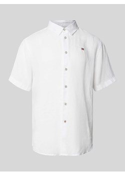 Koszula casualowa z lnu ze sklepu Peek&Cloppenburg  w kategorii Koszule męskie - zdjęcie 172426749