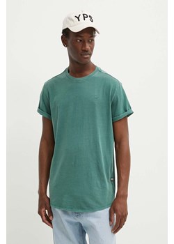 G-Star Raw t-shirt bawełniany x Sofi Tukker męski kolor zielony gładki ze sklepu ANSWEAR.com w kategorii T-shirty męskie - zdjęcie 172427167