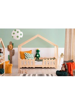 Drewniane łóżko dziecięce domek - Kiren 3X ze sklepu Edinos.pl w kategorii Łóżka dziecięce - zdjęcie 172427567