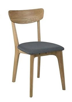 Drewniane retro krzesło typu hałas dąb - Zola ze sklepu Edinos.pl w kategorii Krzesła - zdjęcie 172428355