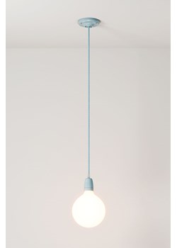 H & M - Lampa Wisząca Z Porcelany Z Żarówką - Niebieski ze sklepu H&M w kategorii Lampy wiszące - zdjęcie 172428717