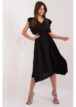 Casualowa Sukienka Z Falbankami czarna ze sklepu 5.10.15 w kategorii Sukienki - zdjęcie 172428878
