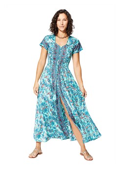 Aller Simplement Sukienka w kolorze niebiesko-turkusowym ze sklepu Limango Polska w kategorii Sukienki - zdjęcie 172429255