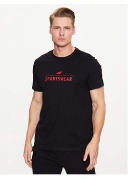 4F T-Shirt 4FSS23TTSHM539 Czarny Regular Fit ze sklepu MODIVO w kategorii T-shirty męskie - zdjęcie 172429319