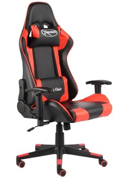 Czarno-czerwony fotel gamingowy - Grando ze sklepu Edinos.pl w kategorii Krzesła do biurka - zdjęcie 172429508