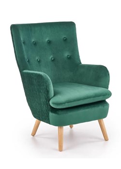 Fotel wypoczynkowy do pokoju Velma - zielony ze sklepu Edinos.pl w kategorii Fotele - zdjęcie 172429698