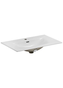 Biała ceramiczna umywalka meblowa G5-S39 ze sklepu Edinos.pl w kategorii Łazienka - zdjęcie 172429876