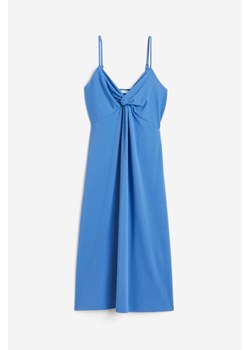 H & M - Sukienka ze skręconym detalem - Niebieski ze sklepu H&M w kategorii Sukienki - zdjęcie 172430517
