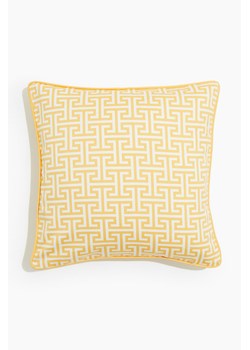 H & M - Wzorzysta poszewka na poduszkę - Żółty ze sklepu H&M w kategorii Poszewki na poduszki - zdjęcie 172430558