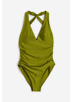 H & M - Modelujący kostium kąpielowy - Zielony ze sklepu H&M w kategorii Stroje kąpielowe - zdjęcie 172430599