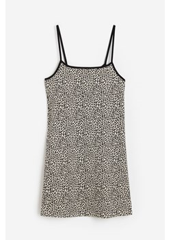 H & M - Trapezowa sukienka z dżerseju - Beżowy ze sklepu H&M w kategorii Sukienki - zdjęcie 172430617