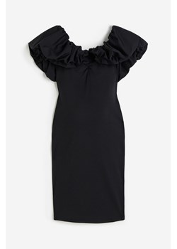 H & M - MAMA Sukienka z odkrytymi ramionami - Czarny ze sklepu H&M w kategorii Sukienki - zdjęcie 172430635