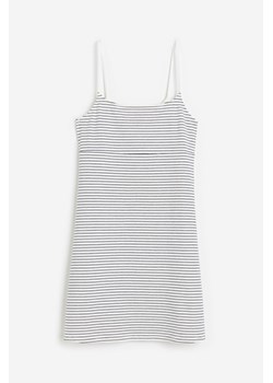H & M - Trapezowa sukienka z dżerseju - Biały ze sklepu H&M w kategorii Sukienki - zdjęcie 172430639