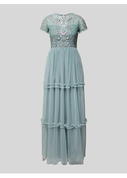 Sukienka wieczorowa z kwiatowym haftem ze sklepu Peek&Cloppenburg  w kategorii Sukienki - zdjęcie 172430655