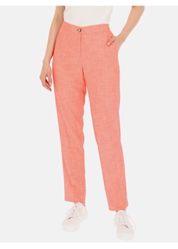Różowe spodnie damskie w kant Potis & Verso Dorian ze sklepu Eye For Fashion w kategorii Spodnie damskie - zdjęcie 172431276