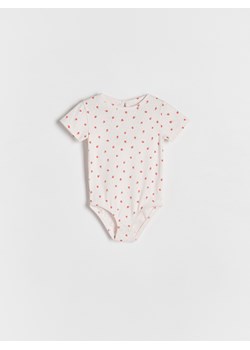 Reserved - Wzorzyste body - kremowy ze sklepu Reserved w kategorii Body niemowlęce - zdjęcie 172432127