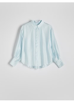 Reserved - Koszula z lyocellu - jasnoniebieski ze sklepu Reserved w kategorii Koszule damskie - zdjęcie 172432685