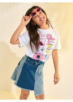 Sinsay - Koszulka z nadrukiem - biały ze sklepu Sinsay w kategorii Bluzki dziewczęce - zdjęcie 172433187