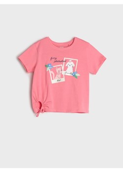 Sinsay - Koszulka z nadrukiem - różowy ze sklepu Sinsay w kategorii Bluzki dziewczęce - zdjęcie 172433226