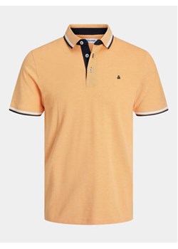 Jack&Jones Polo Jjepaulos 12136668 Pomarańczowy Slim Fit ze sklepu MODIVO w kategorii T-shirty męskie - zdjęcie 172434019