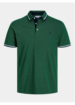 Jack&Jones Polo Jjepaulos 12136668 Zielony Slim Fit ze sklepu MODIVO w kategorii T-shirty męskie - zdjęcie 172434026