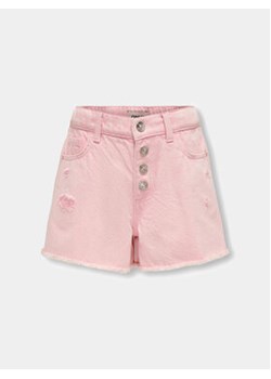 Kids ONLY Szorty jeansowe Petra 15321867 Różowy Regular Fit ze sklepu MODIVO w kategorii Spodenki dziewczęce - zdjęcie 172434075