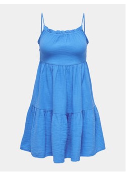 ONLY Sukienka letnia Thyra 15317781 Niebieski Regular Fit ze sklepu MODIVO w kategorii Sukienki - zdjęcie 172434077