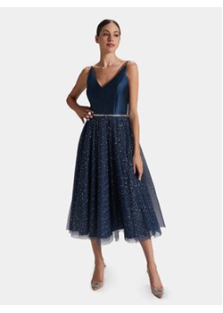 Swing Sukienka koktajlowa 5AG11500 Granatowy Regular Fit ze sklepu MODIVO w kategorii Sukienki - zdjęcie 172434095