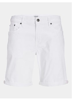 Jack&Jones Szorty jeansowe Jpstrick 12248681 Biały Regular Fit ze sklepu MODIVO w kategorii Spodenki męskie - zdjęcie 172434139