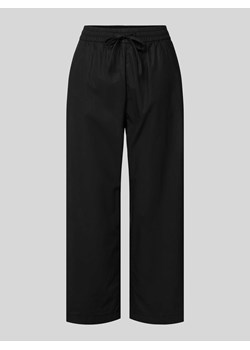 Spodnie typu paperbag o skróconym kroju regular fit ze sklepu Peek&Cloppenburg  w kategorii Spodnie damskie - zdjęcie 172435357